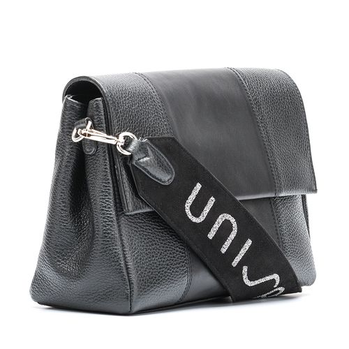 UNISA Handtasche mit Unisa-Umhängeriemen ZLOTO.UNISA_MM black 5
