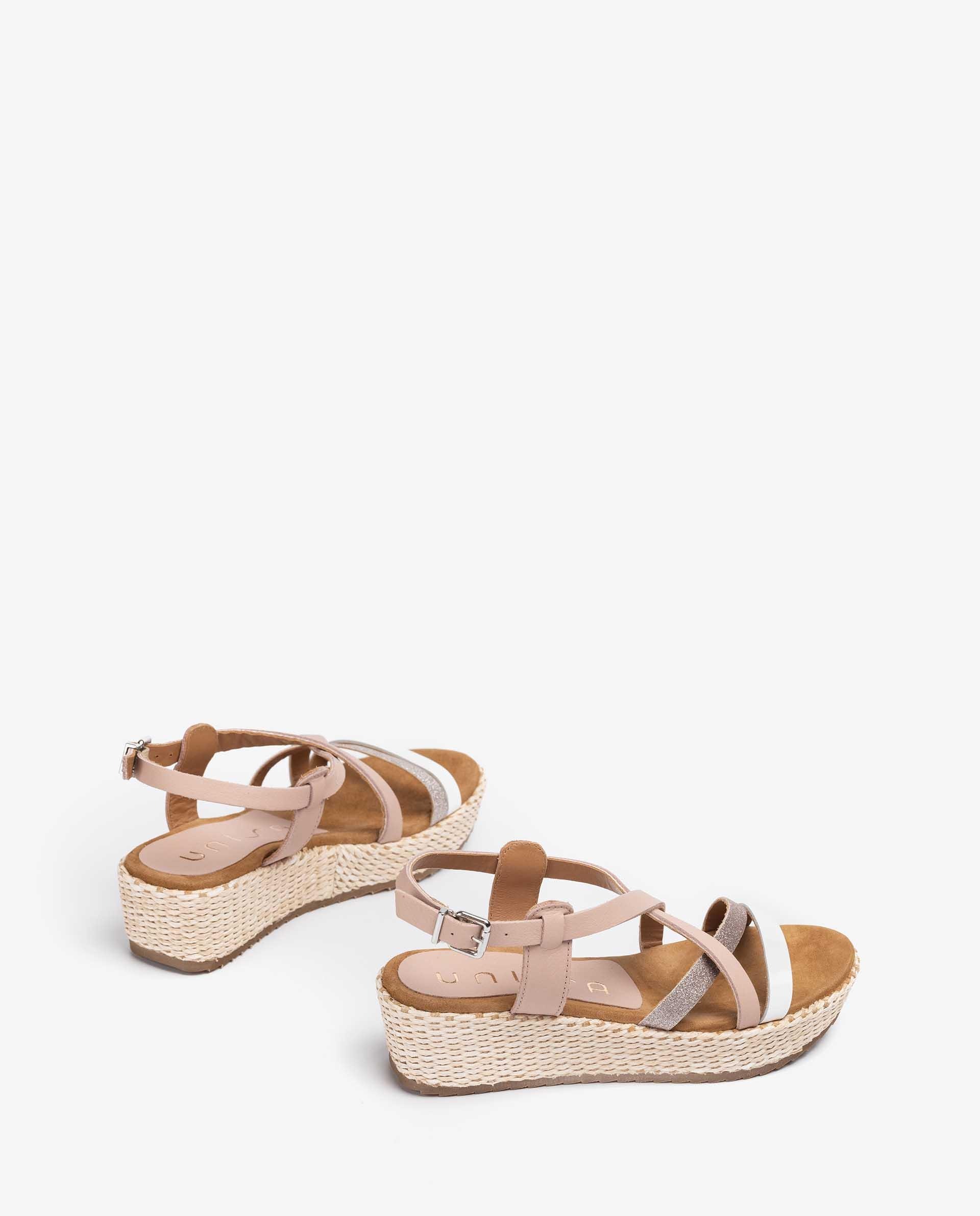 UNISA Little girl leather sandals with multi straps TELLY_VA_SD 5
