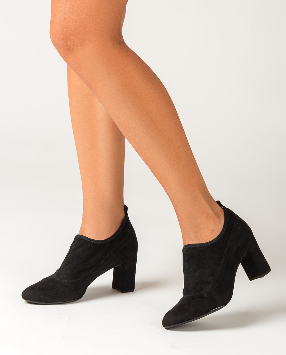 UNISA Schwarze elastische Ankle-Boots MESI_F20_ST black 5