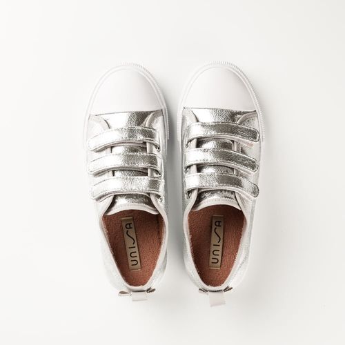 Sneakers Xiana apo silver Mädchen SS18 Unisa-5