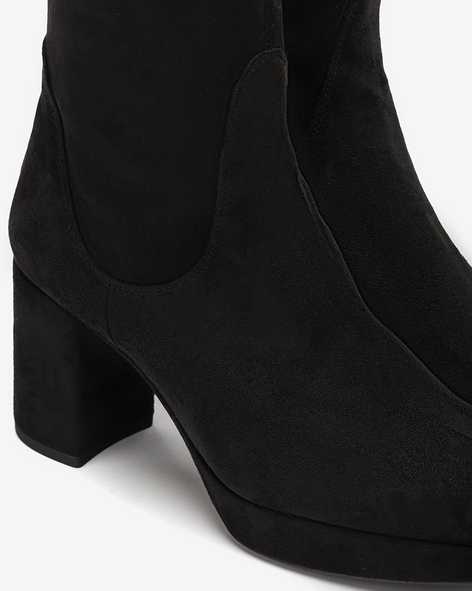 UNISA Elastische Stiefel im Stil der 70er MIND_ST black 5