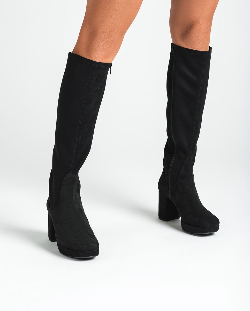 UNISA Elastische Stiefel im Stil der 70er MIND_ST black 5