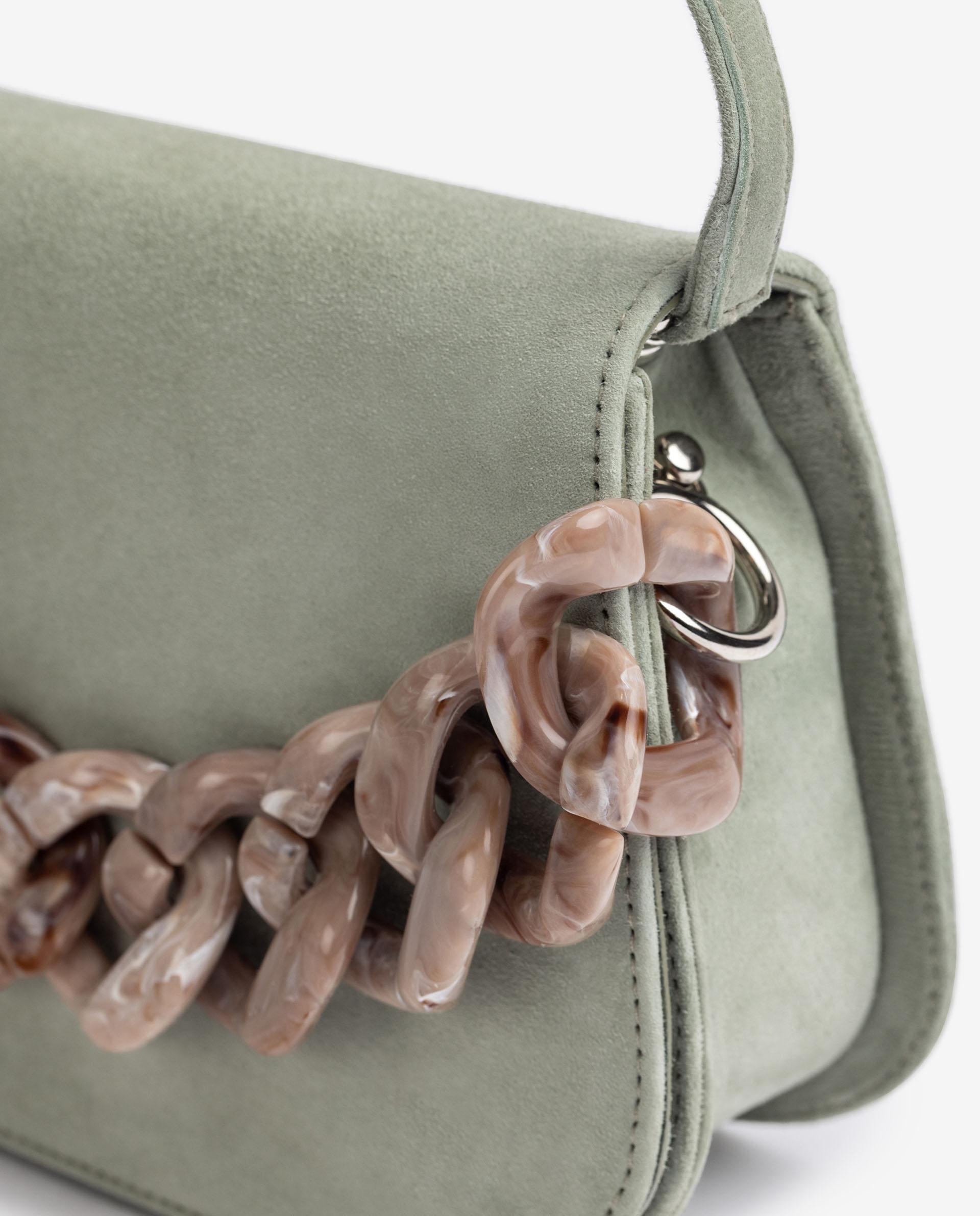 UNISA Handbag with chain ZBRUNA_KS Bronce 2