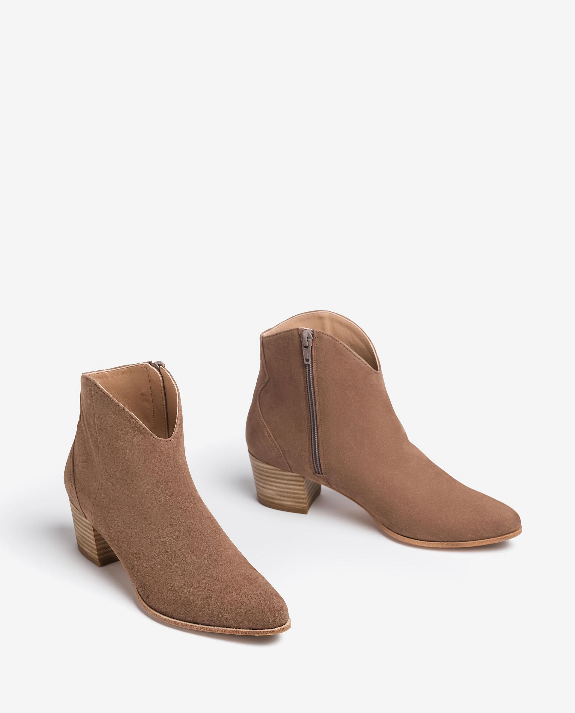 UNISA Cowboy ankle boots with wooden effect heel GRITO_KS 2