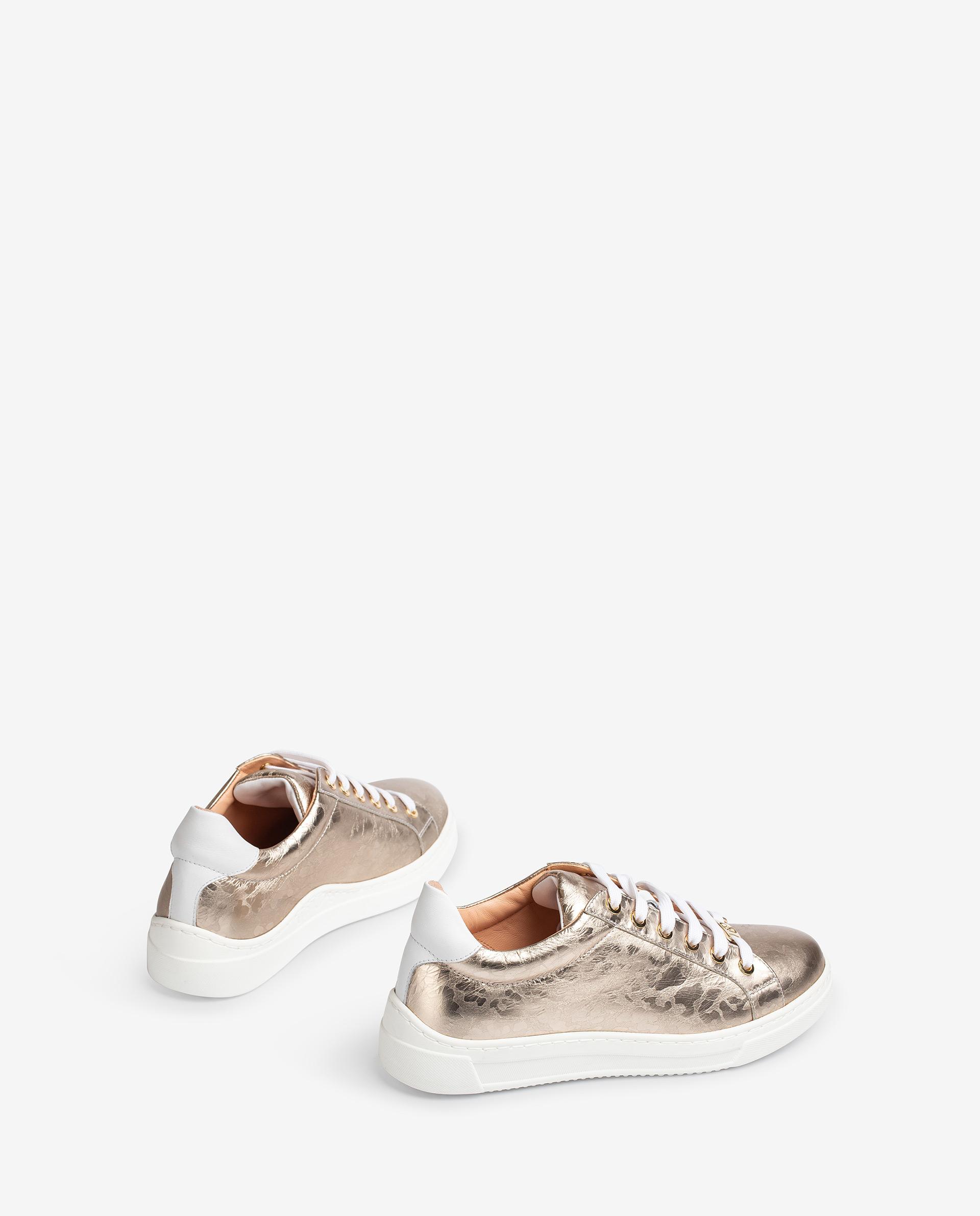 UNISA Contrast shiny effect leather sneakers FASNIA_SVT_NF 2