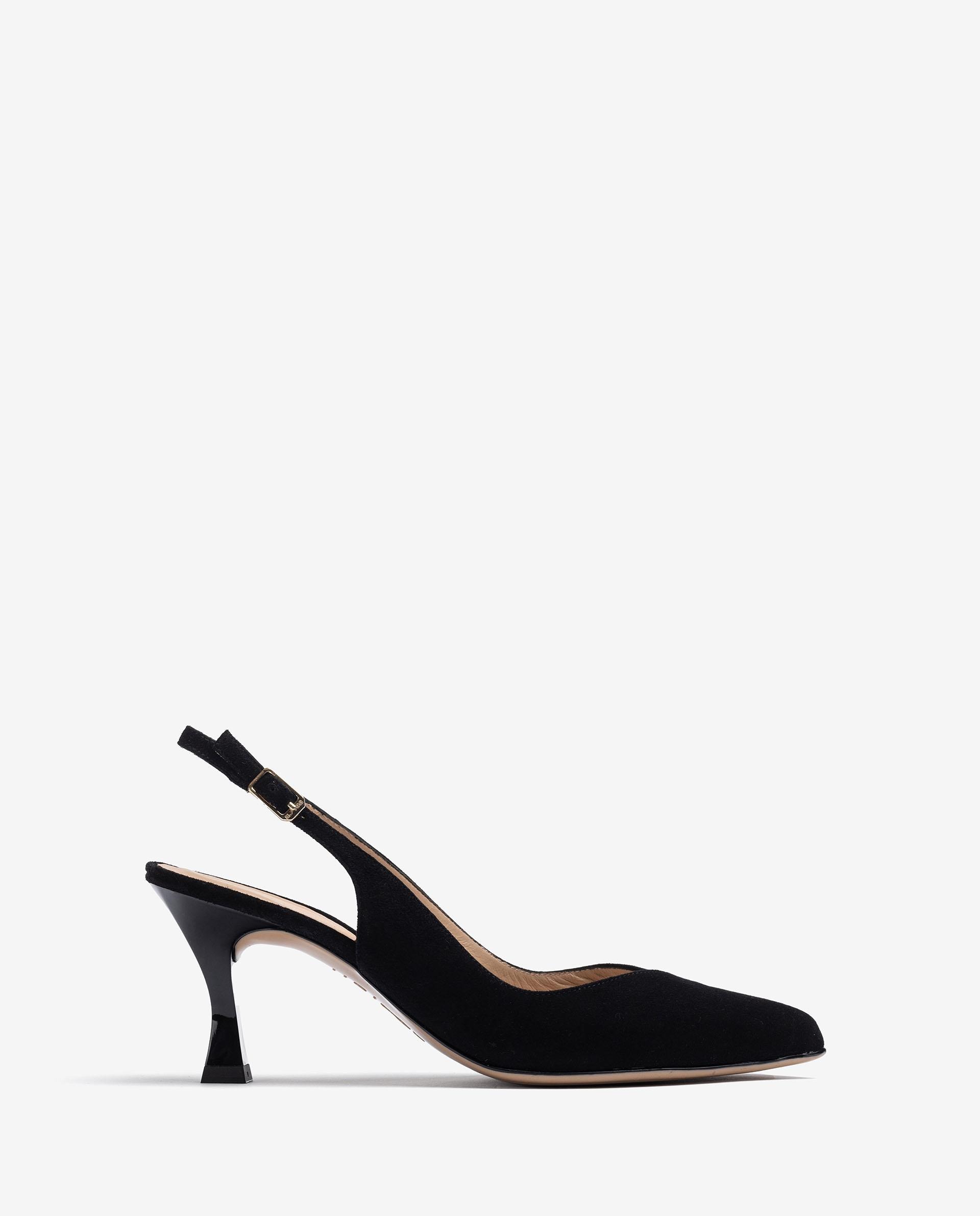 UNISA D´Orsay ankle strap sling back shoe with a painted heel KARDE_23_KS Bronce 2