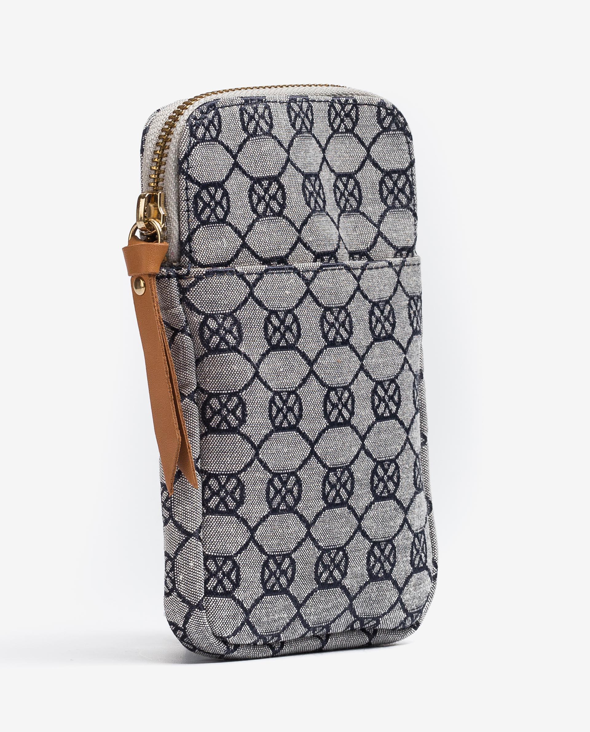 UNISA Pouch for mobile phone with monogram print ZALANIS_21_JAC_CAN 2