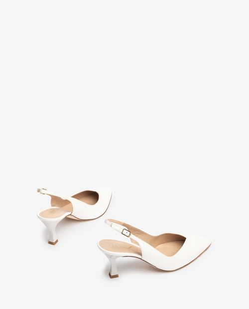 UNISA D´Orsay ankle strap sling back shoe with a painted heel KARDE_23_NA_N Bronce 2