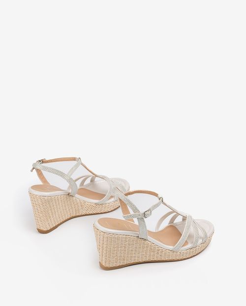 UNISA Bride T-strap sandals LLINAR_EV_NA_N white/bone 2