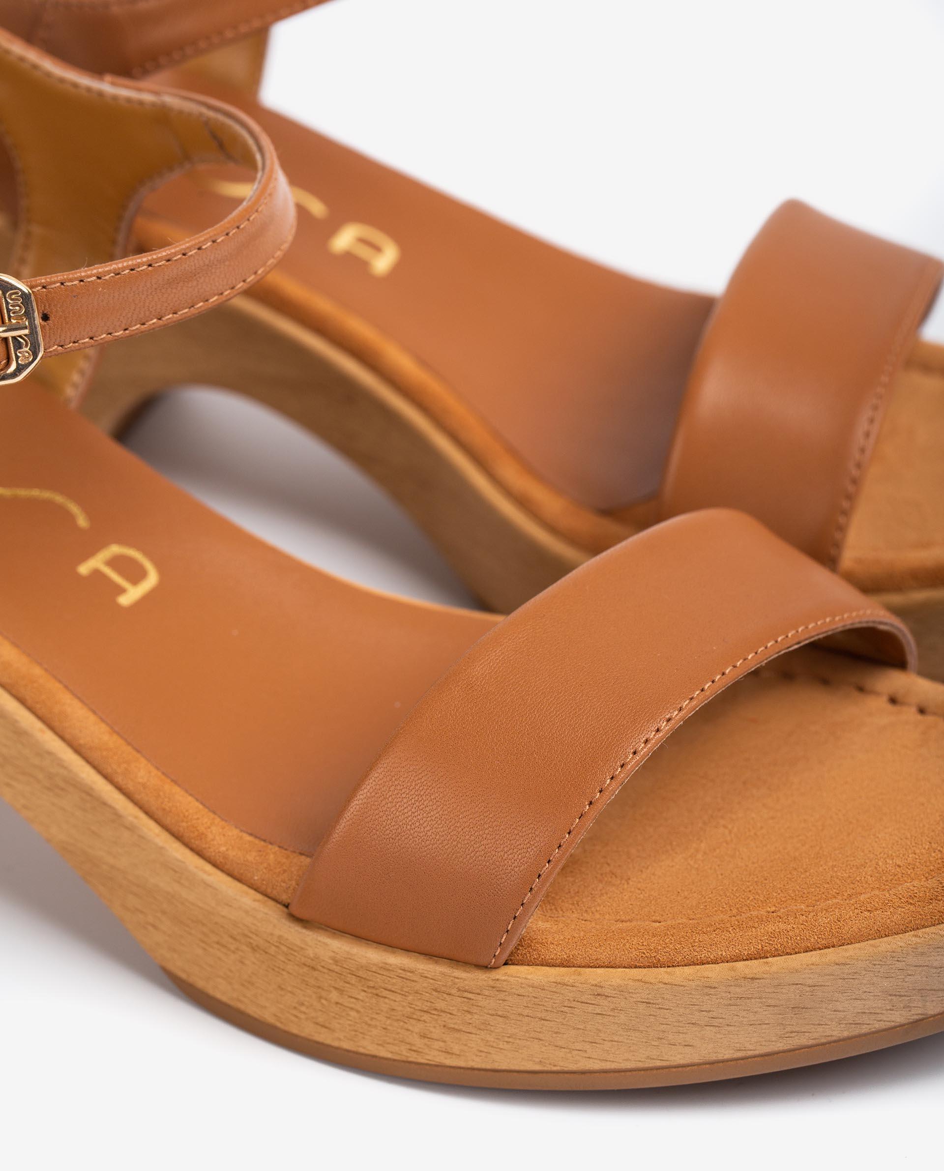 UNISA Leather block sandals IRITA_21_NA 2