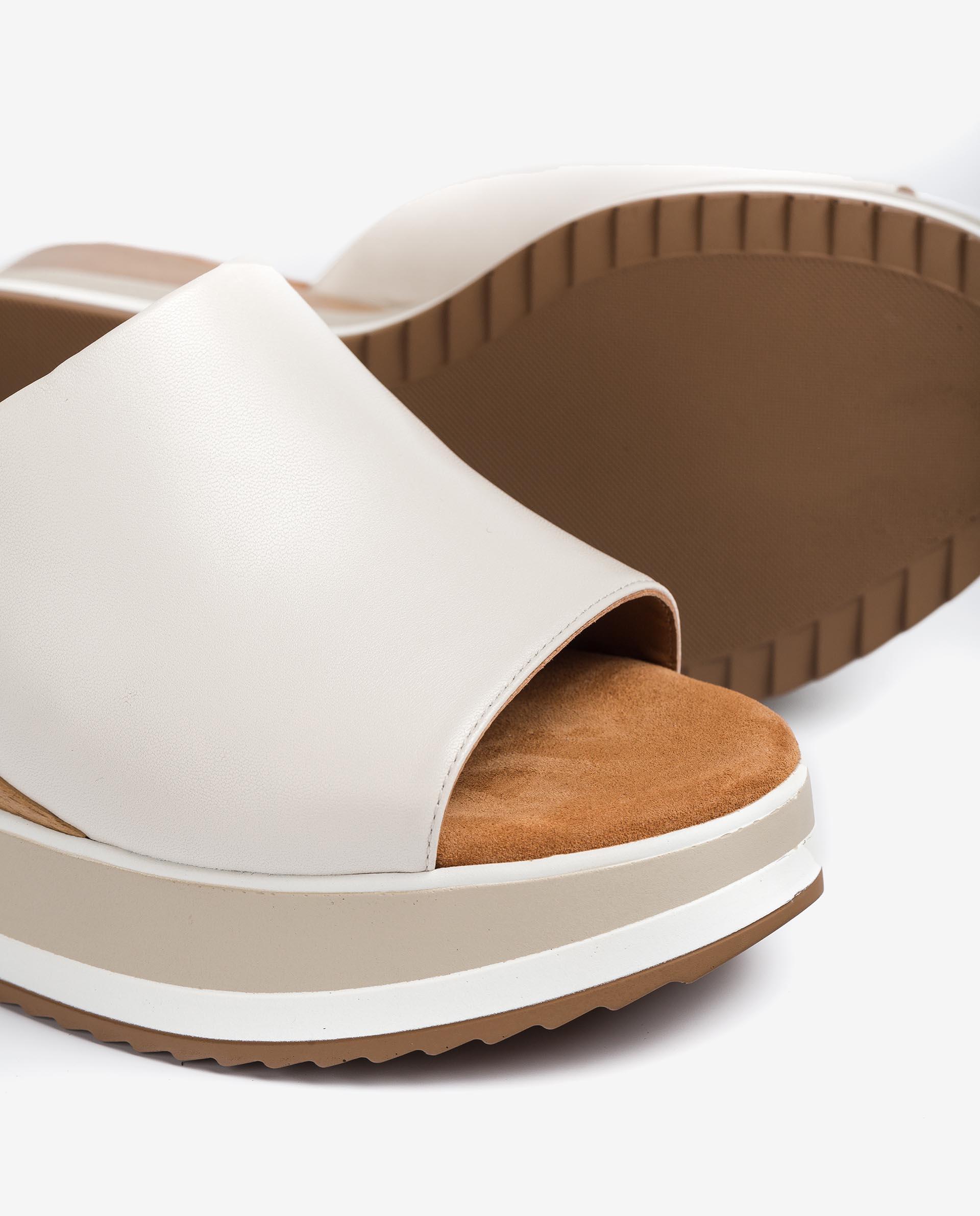 UNISA Leather wedge sandals KALANI_NA 2