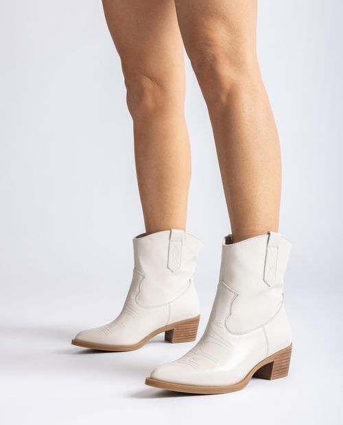Unisa Ankle boots GWEN_MAR ivory