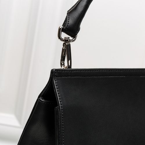 UNISA Black leather handbag ZFARIS_SUA black 2