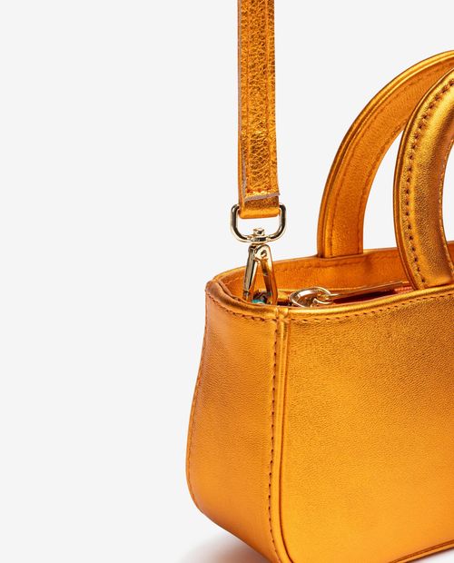 UNISA Small handbag with round handles ZBRENDA_LMT Bronce 2