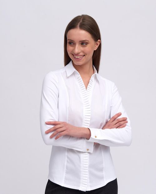 UNISA Organic cotton blouse R_BUDAPEST Bronce 2