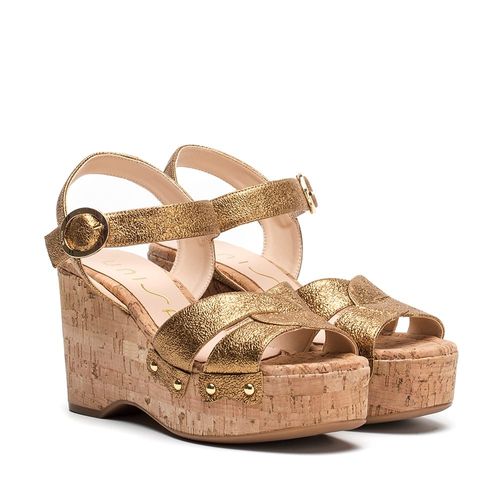 Sandals Nuezo se old gold woman Ss18 Unisa-3