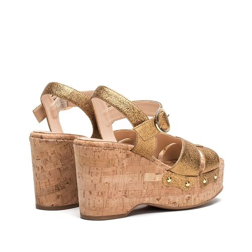 Sandals Nuezo se old gold woman Ss18 Unisa-4