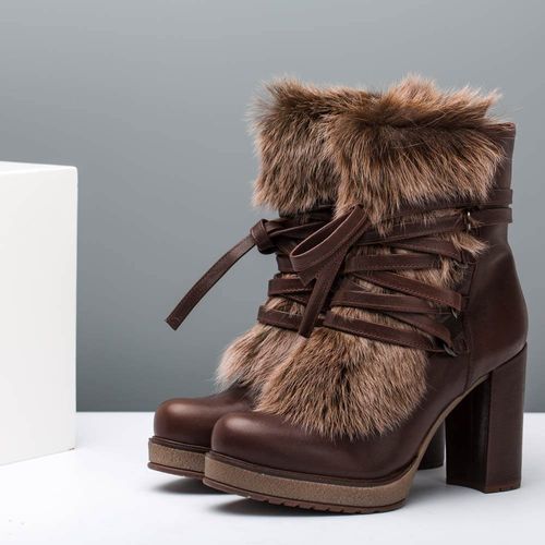Booties Uval Ivy wengue woman winter-7