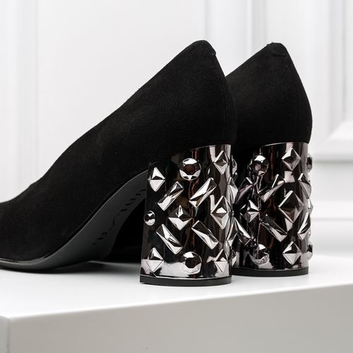 UNISA Embellished heel pump ORNELLA_KS black 2