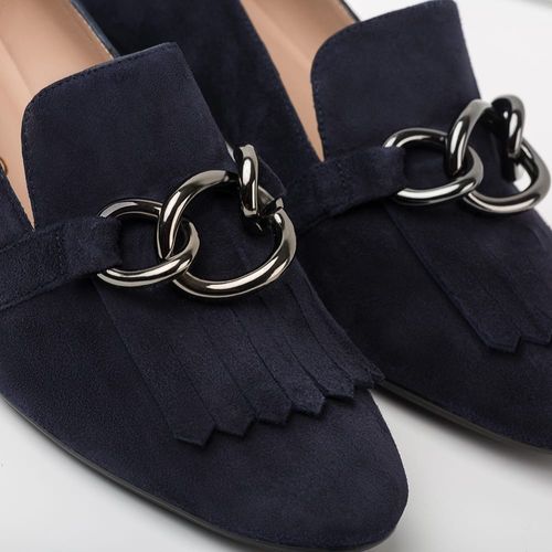 UNISA Chain trim kid suede loafer KIROLE_KS abyss 2
