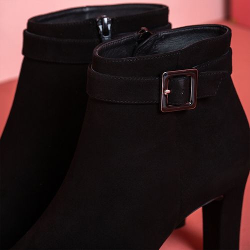 UNISA Strap detail with buckle booties  NITRA_KS black 2