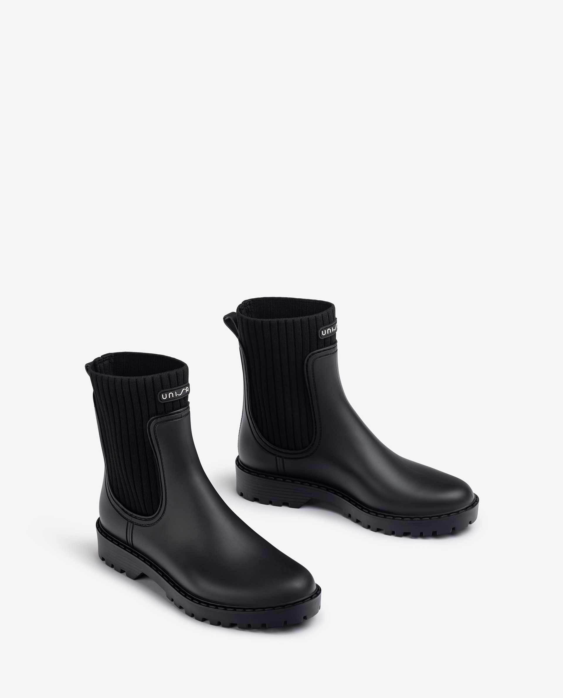 Unisa Ankle boots AYNAR_F22_RIB black