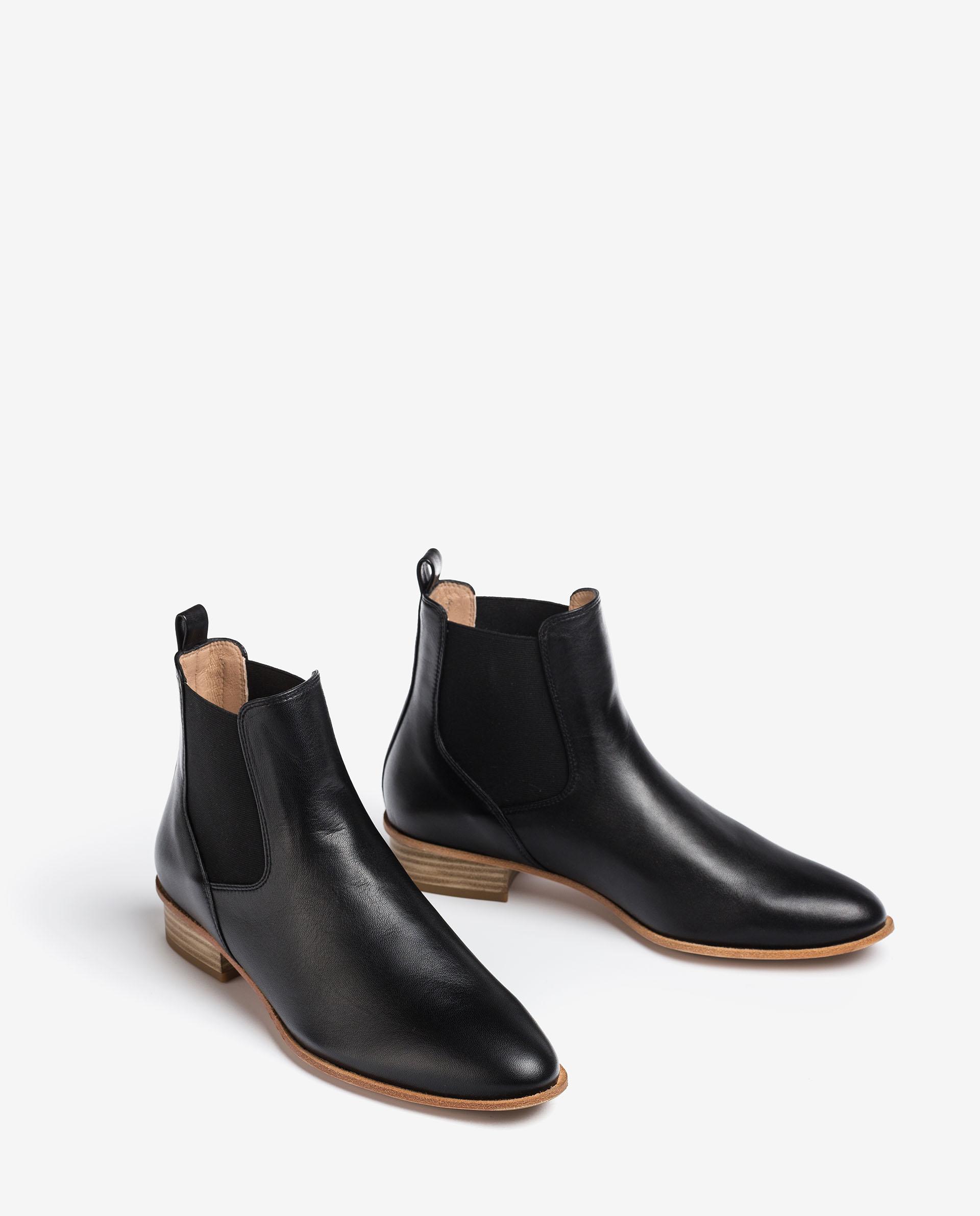 UNISA Pointy toe leather ankle boots BAILON_VU 2