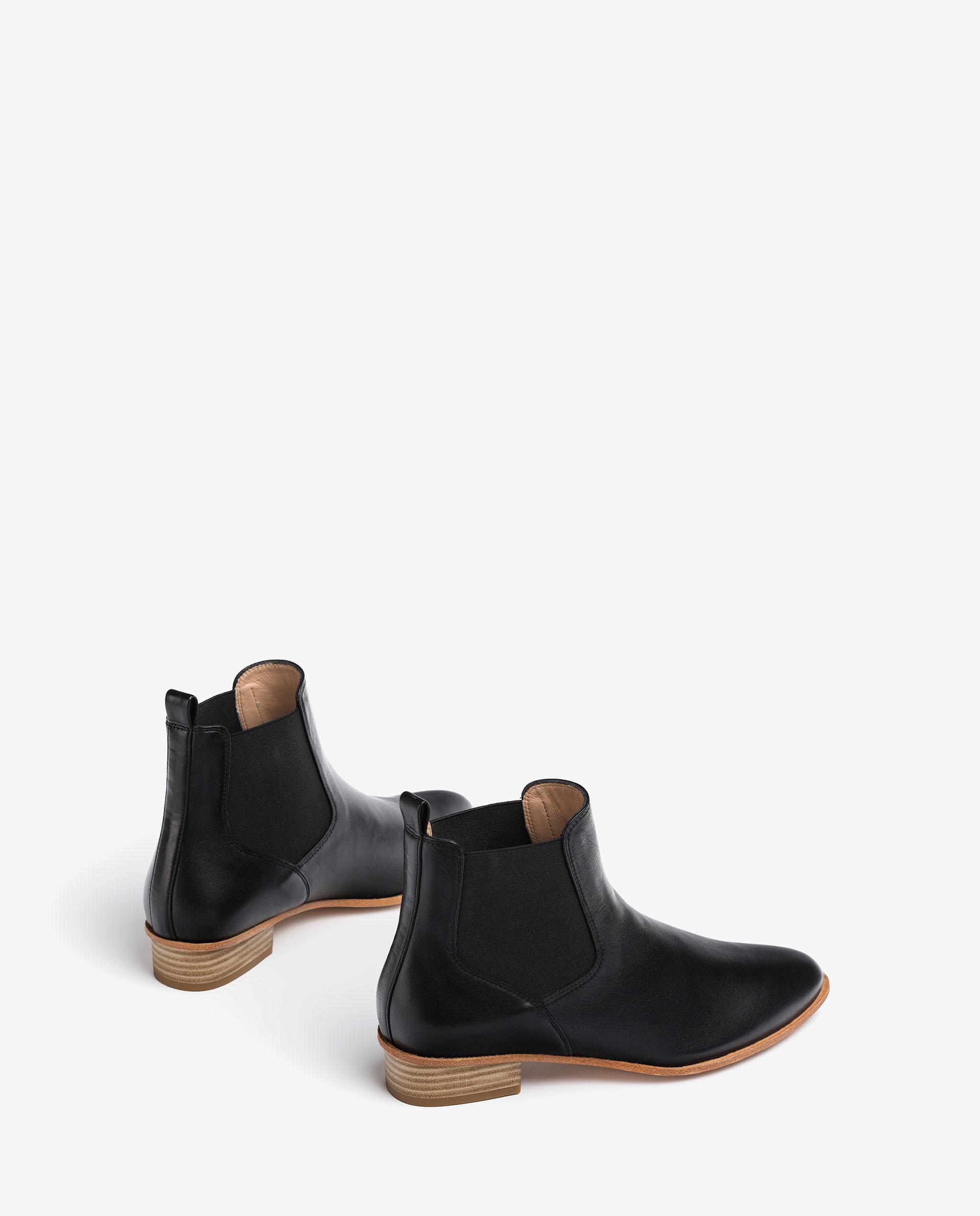 UNISA Pointy toe leather ankle boots BAILON_VU 2