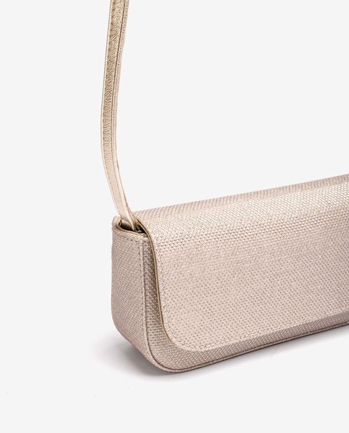 UNISA Shiny fabric party handbag ZDREAMIN_EV Bronce 2