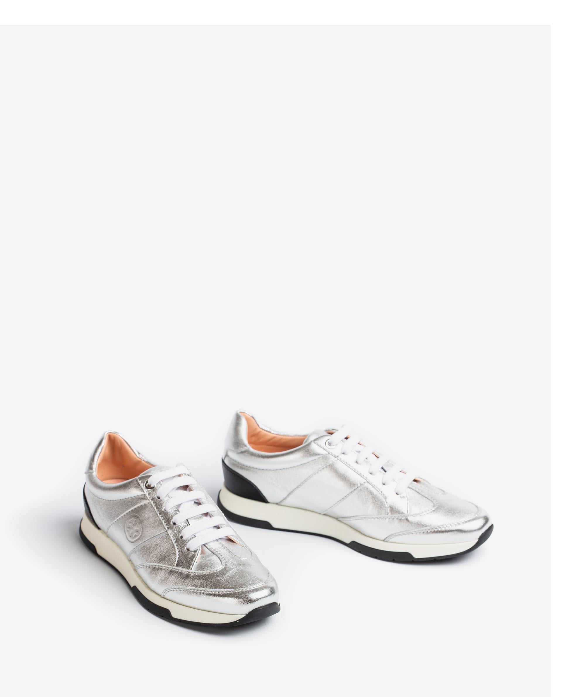 UNISA Shiny effect leather sneakers FALCONI_21_LMT 2