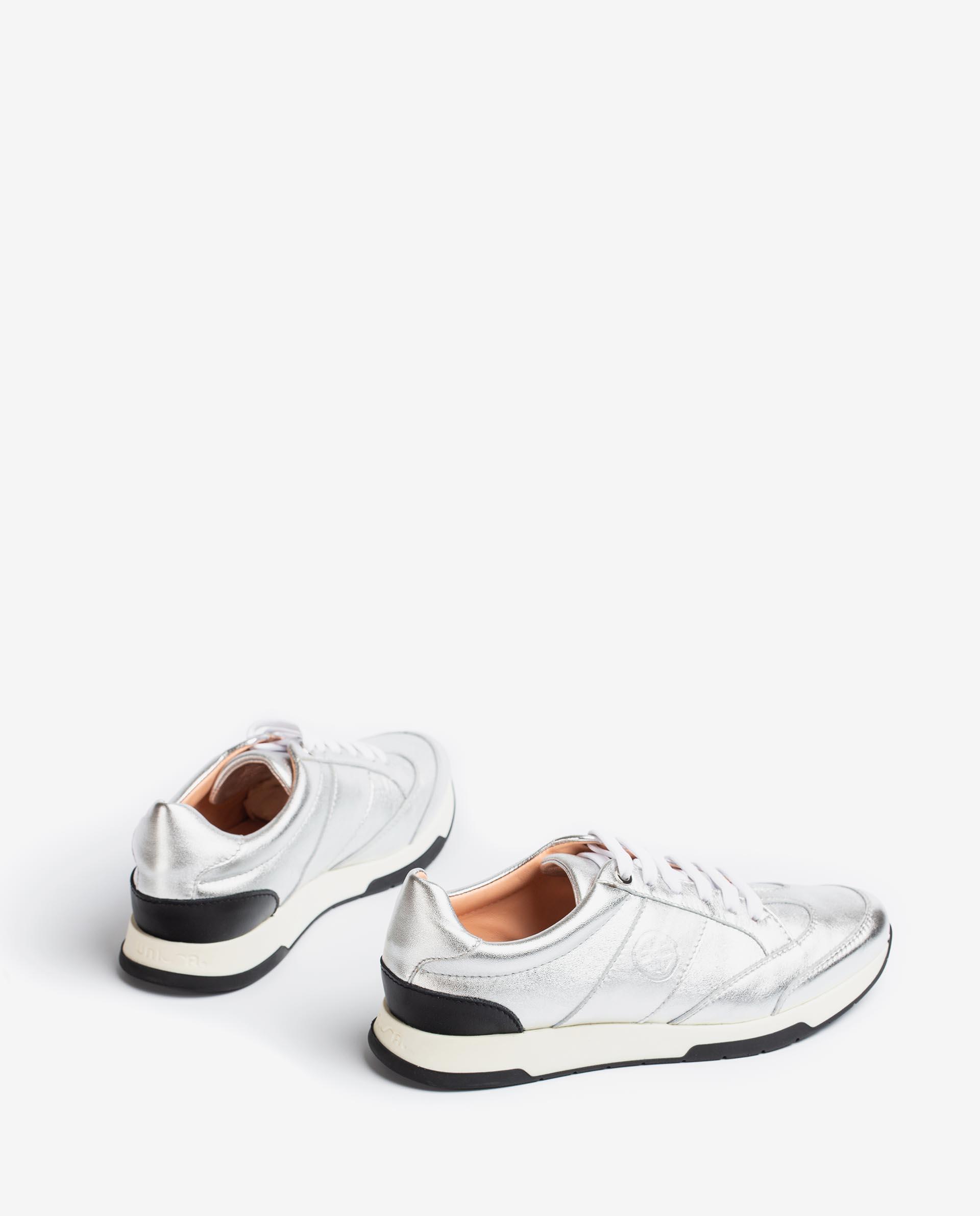 UNISA Shiny effect leather sneakers FALCONI_21_LMT 2