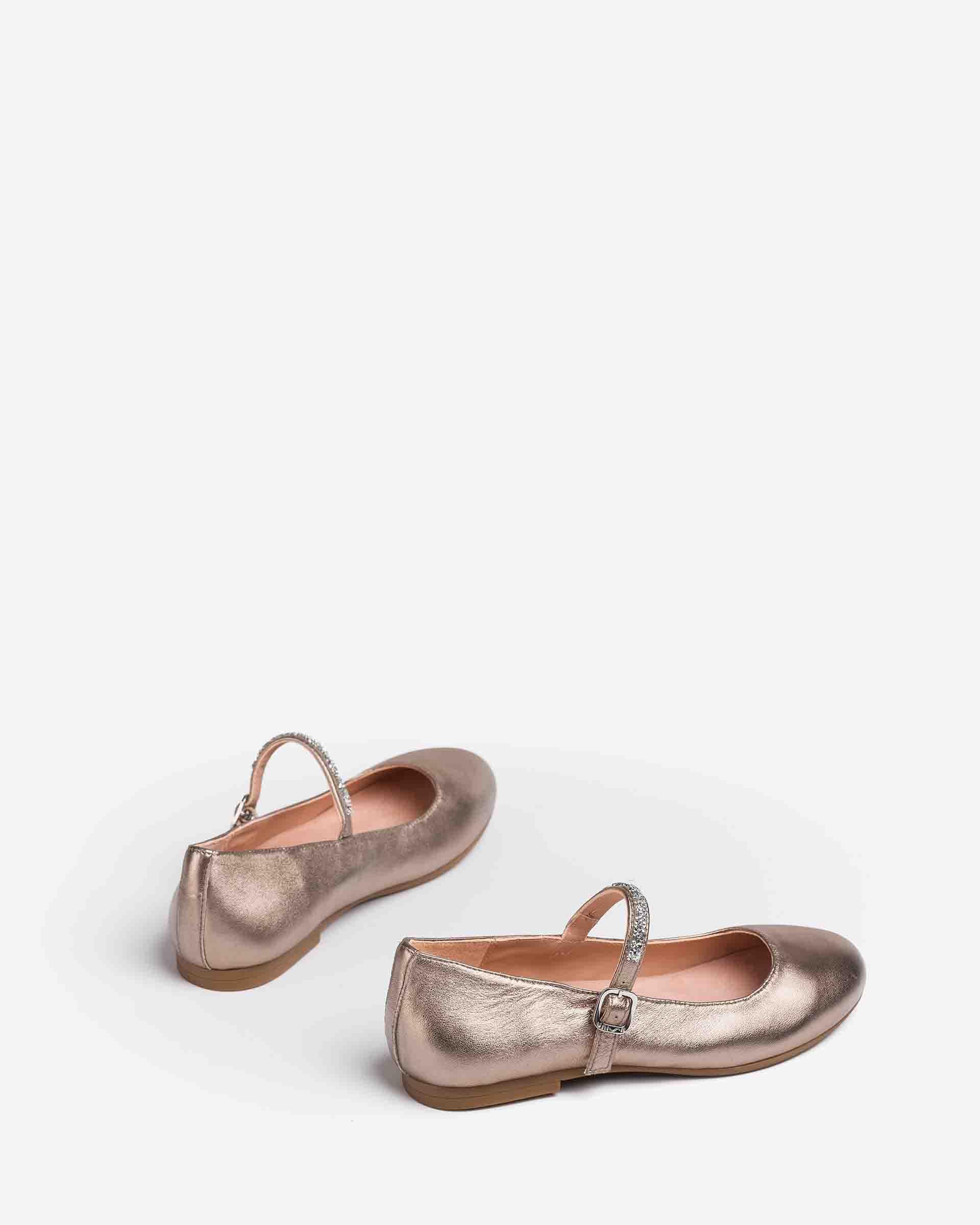 UNISA Little girl´s metallic Mary Jane shoes CLERVY_21_LMT 2