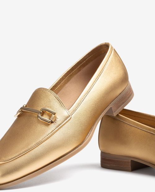 UNISA Loafer with trim DALCY_23_LMT Bronce 2