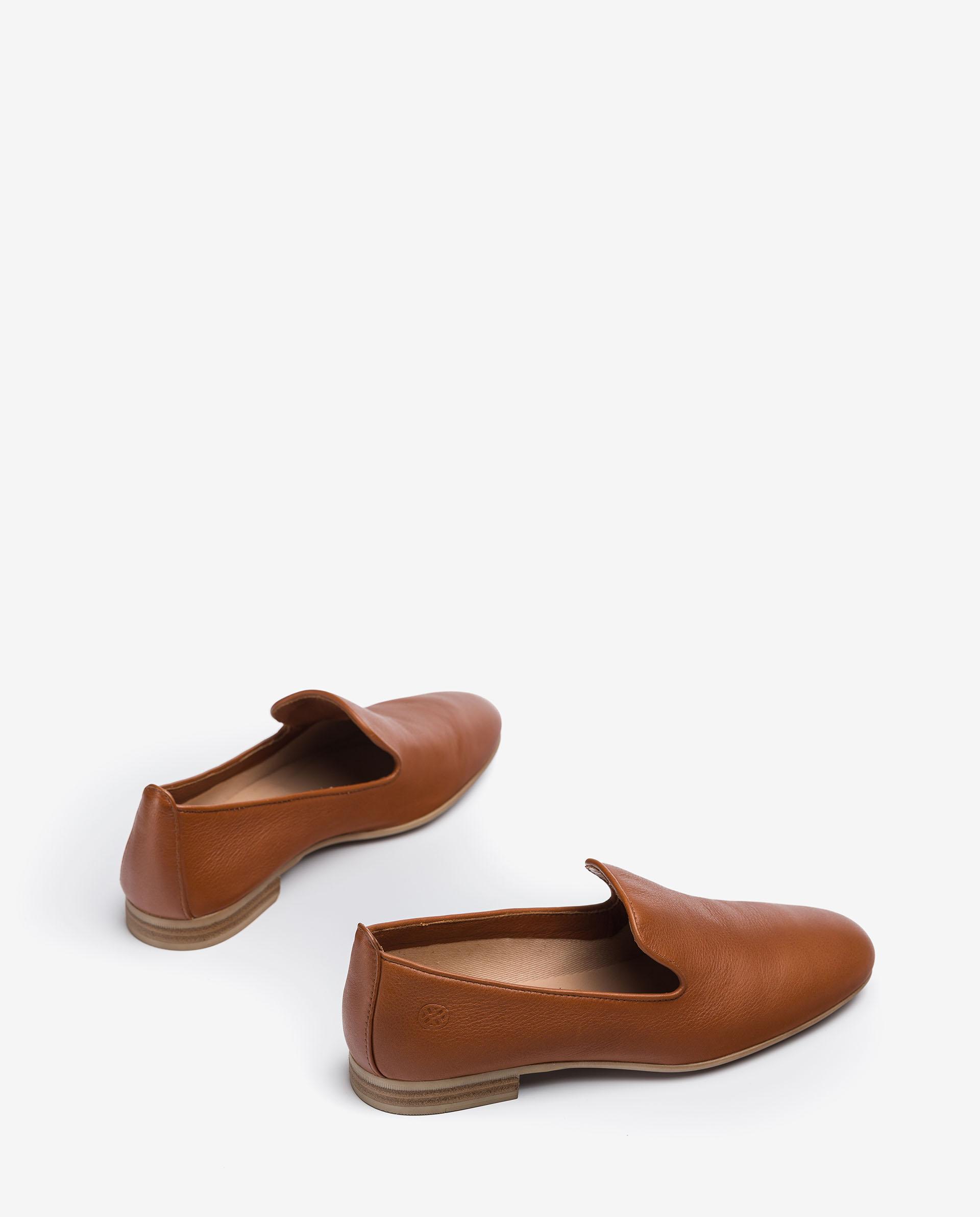 UNISA Leather slippers with monogram detail DAYA_CRE 2