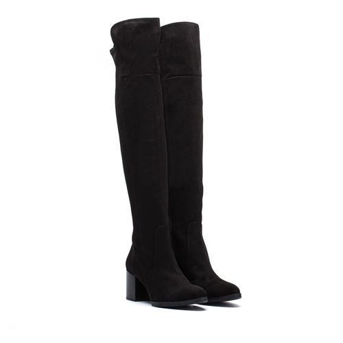 Over the knee boots Mujol stretch black woman winter Unisa