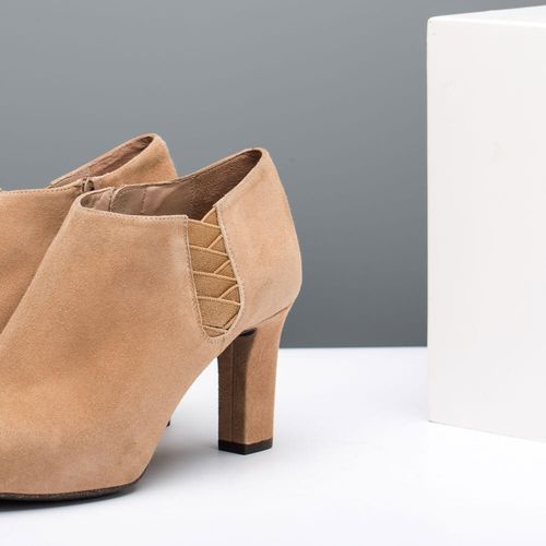 Ankle boots Nelas Kid suede barley woman winter-6