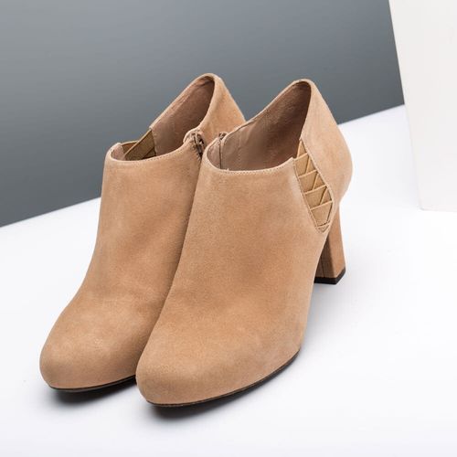 Ankle boots Nelas Kid suede barley woman winter-7