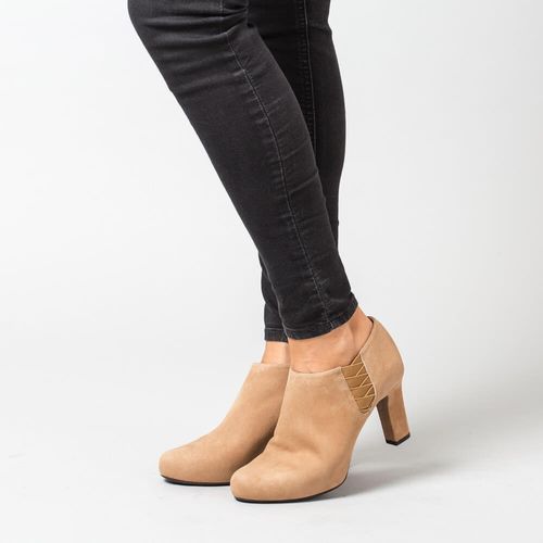 Ankle boots Nelas Kid suede barley woman winter-9