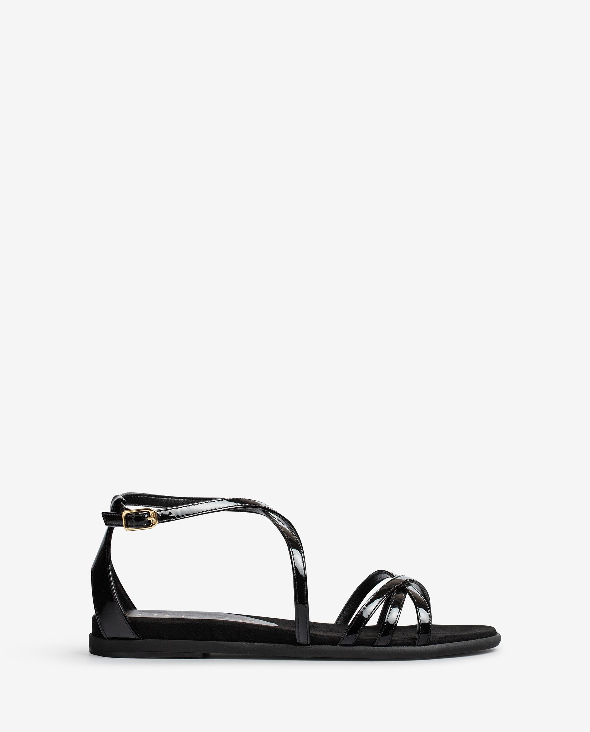UNISA Patent leather flat sandals CARCER_PA 2