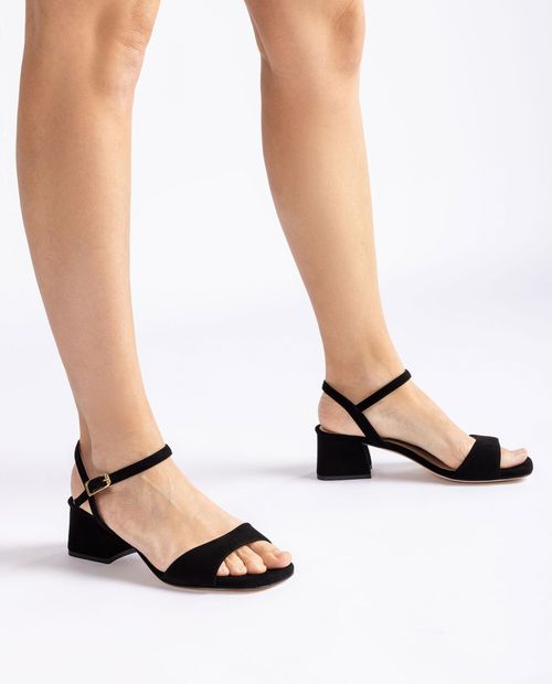 UNISA Sandal with a wide heel KIRK_23_KS Bronce 2