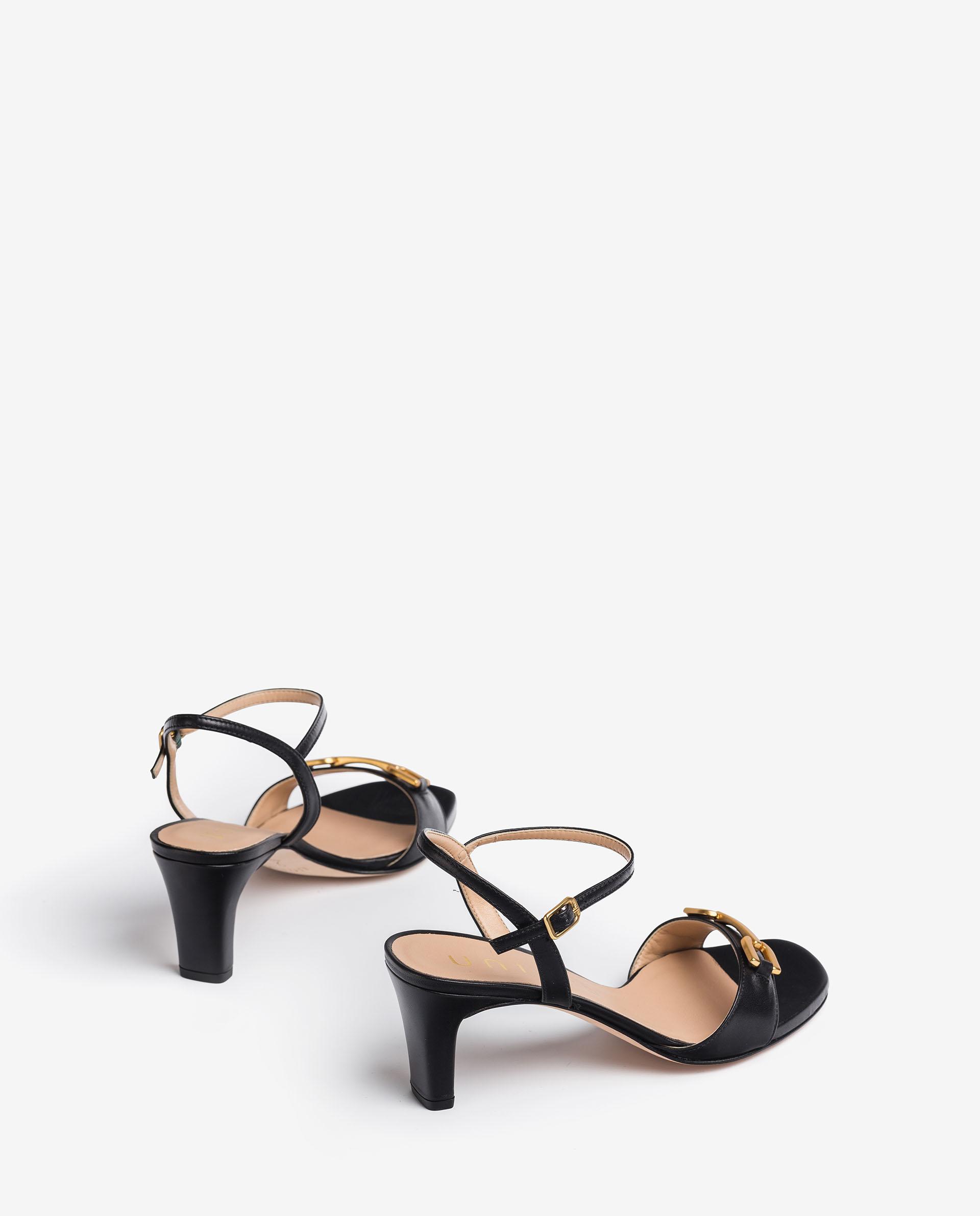 UNISA Medium heel leather sandals MASARA_NA 2
