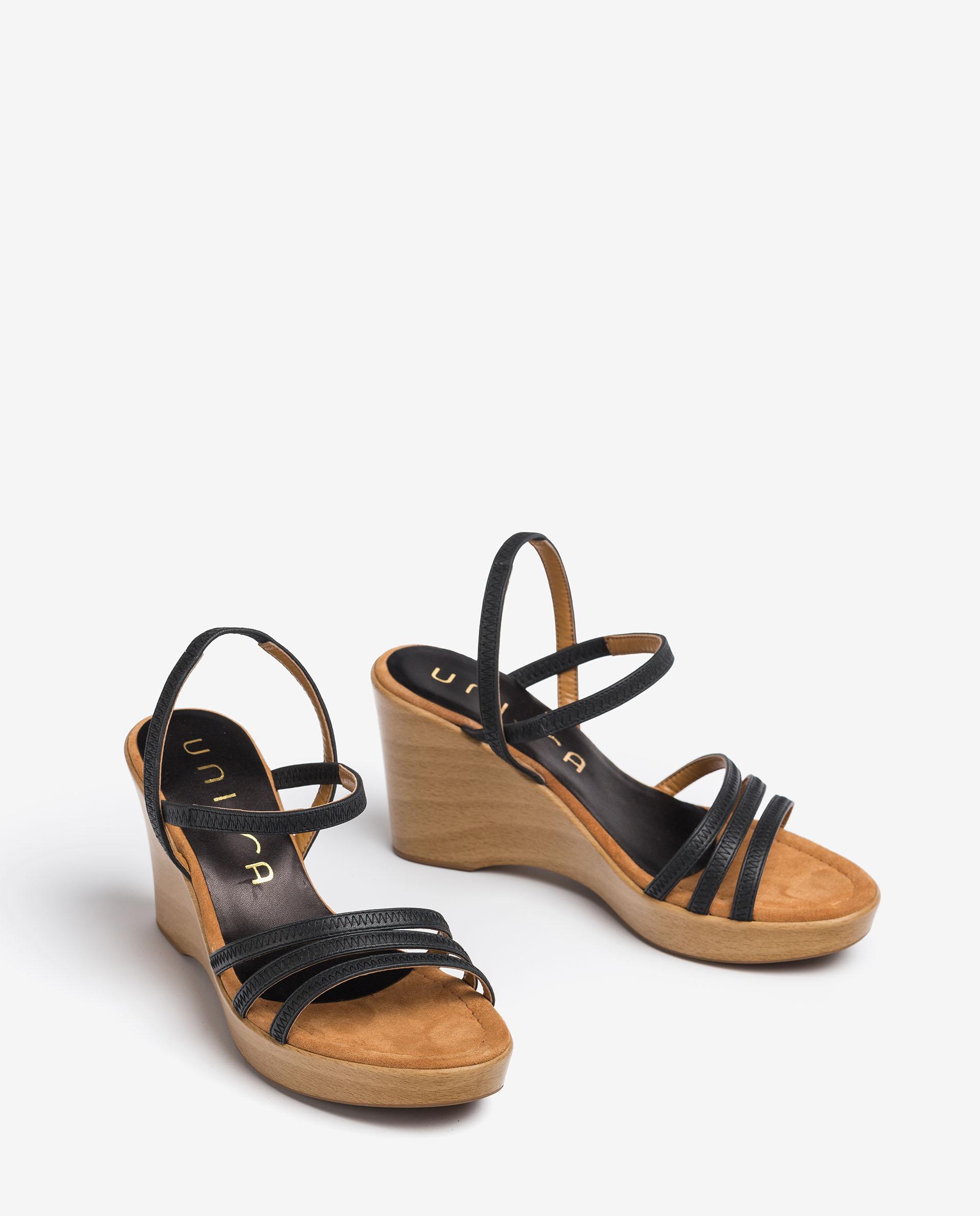 UNISA Multi-strap leather sandals RENERA_NS 2