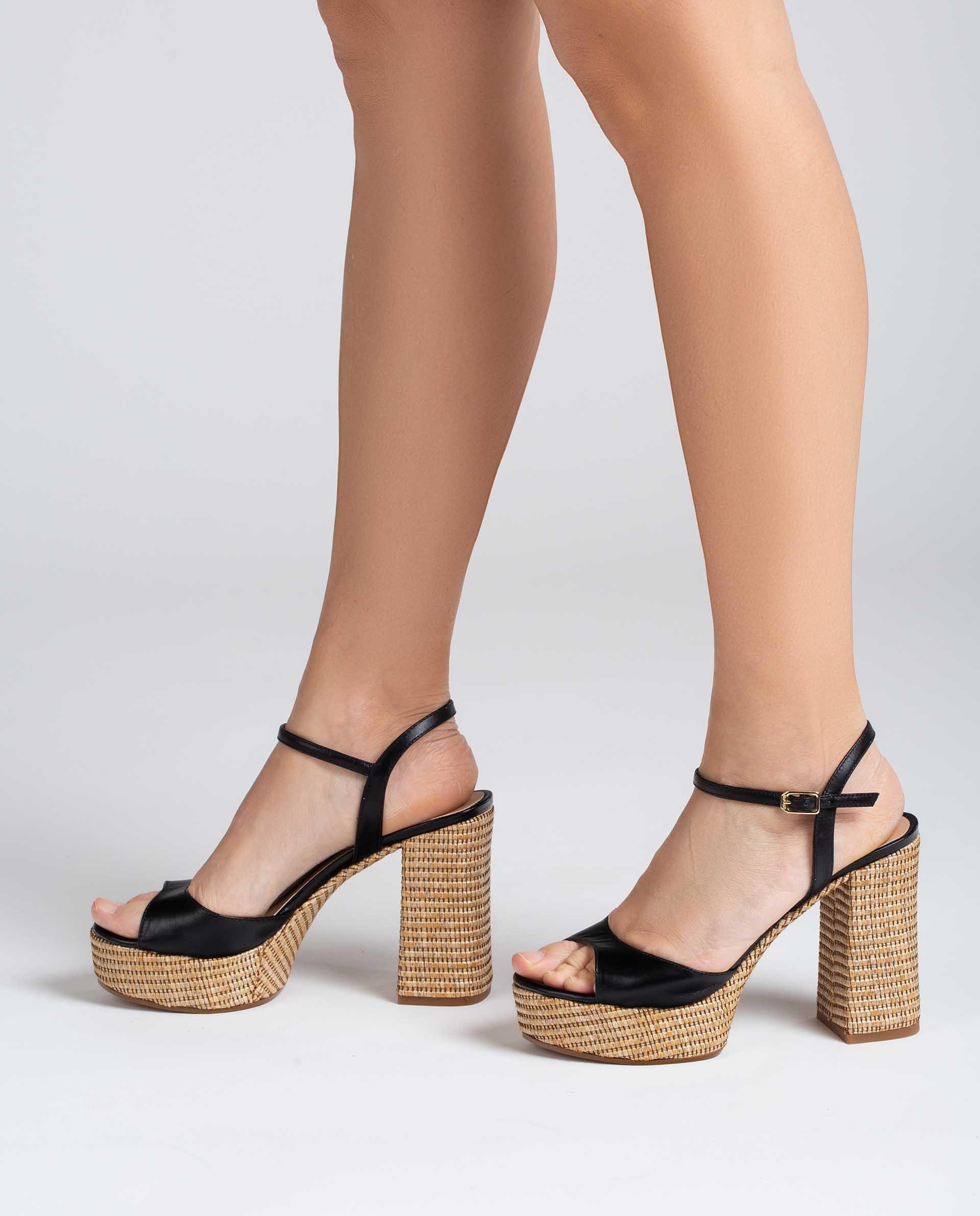 UNISA 70's style heel and platform sandals VEGARA_21_NA_RR 2
