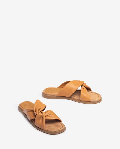 UNISA Flat strappy sandal CAMBY_GRA Bronce 2