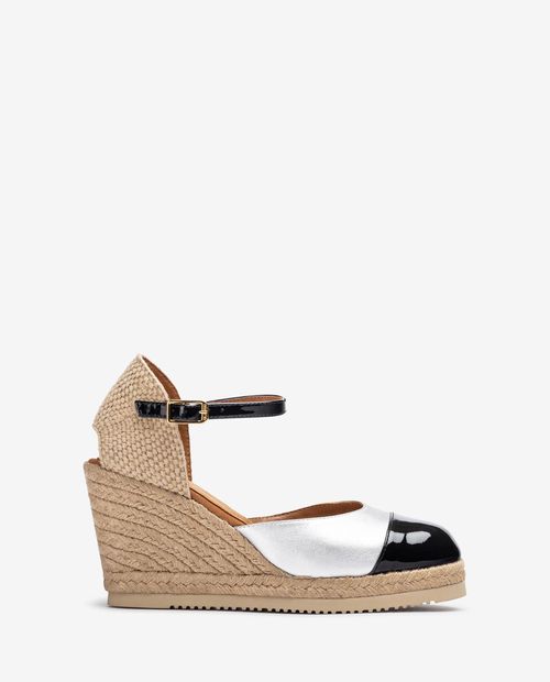 UNISA Espadrille with contrasting colour toe CAVA_LMT_PA Bronce 2