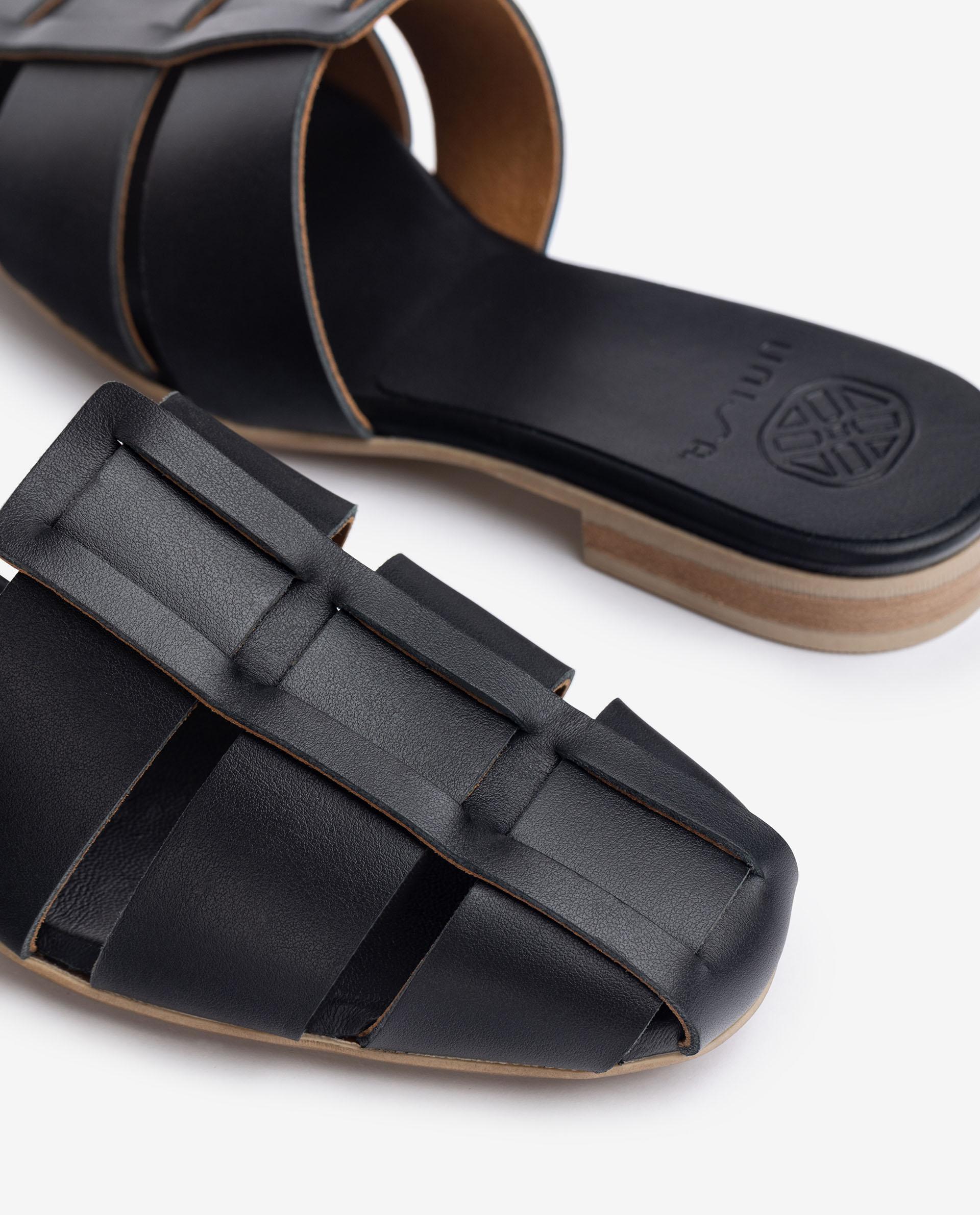 UNISA Perforated leather sandal DANCO_RAN 2