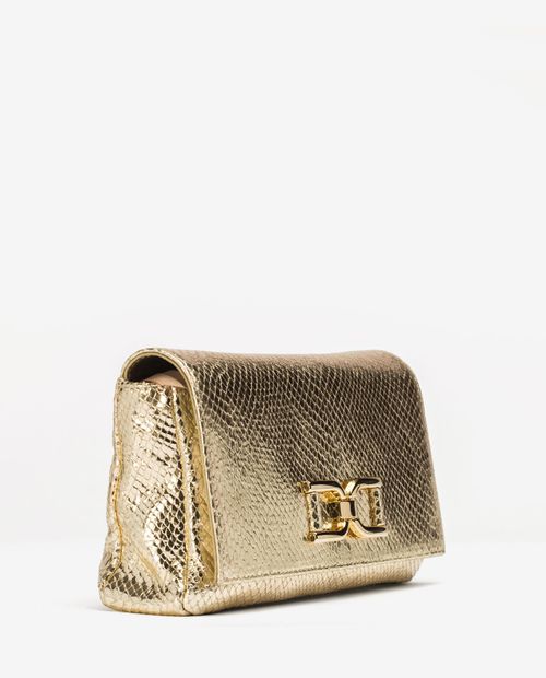 UNISA Small embossed leather handbag ZDAFNE_VBM Bronce 2