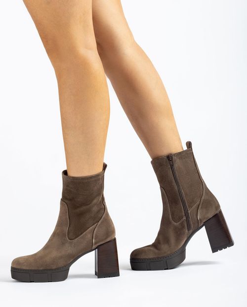 Unisa Ankle boots KINTON_BS taupe