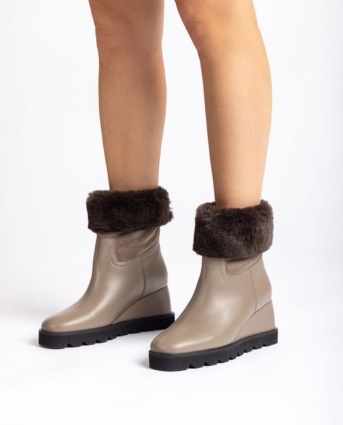 Unisa Ankle boots LAYNA_NF taupe
