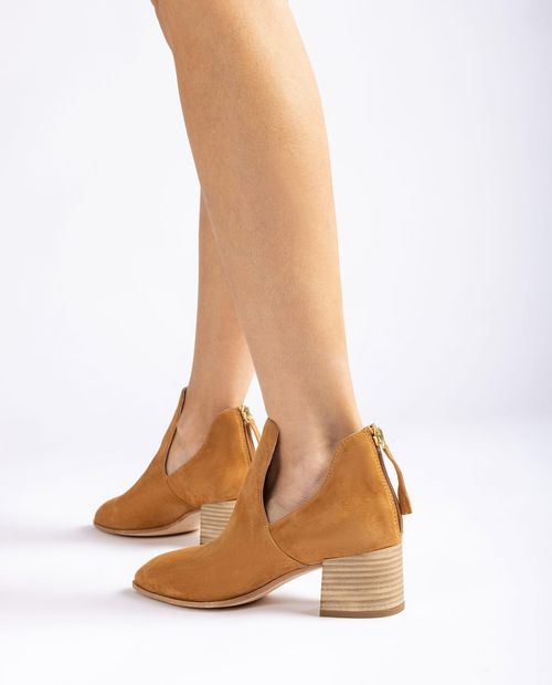 UNISA Suede ankle boot MULERE_23_KS Bronce 2